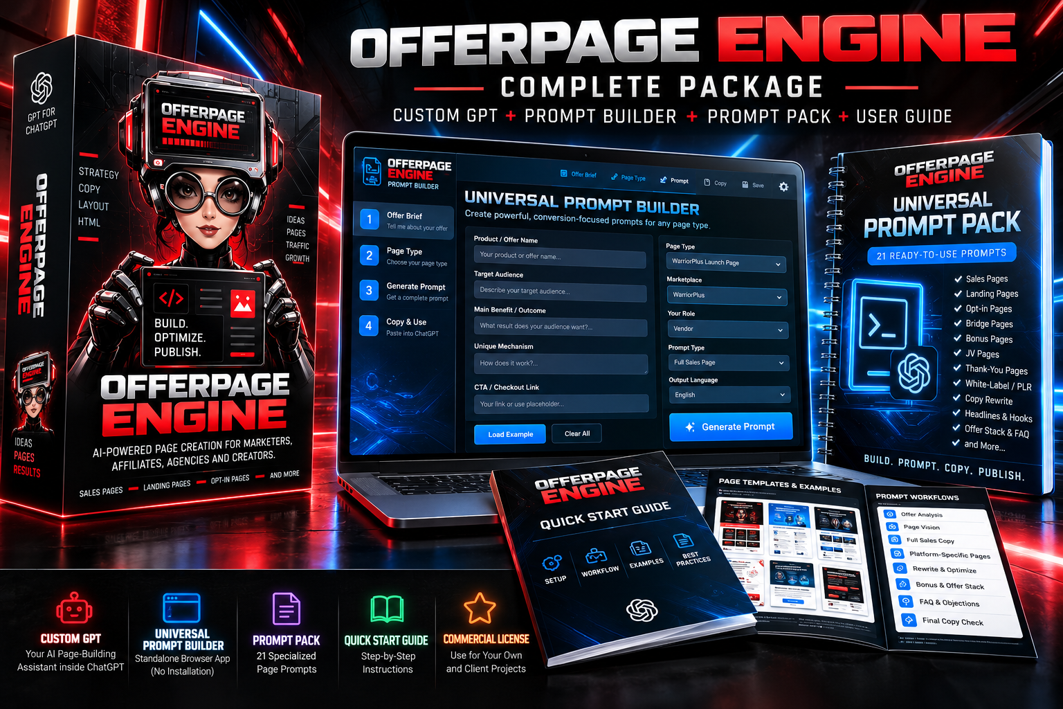OfferPage Engine complete page-building package