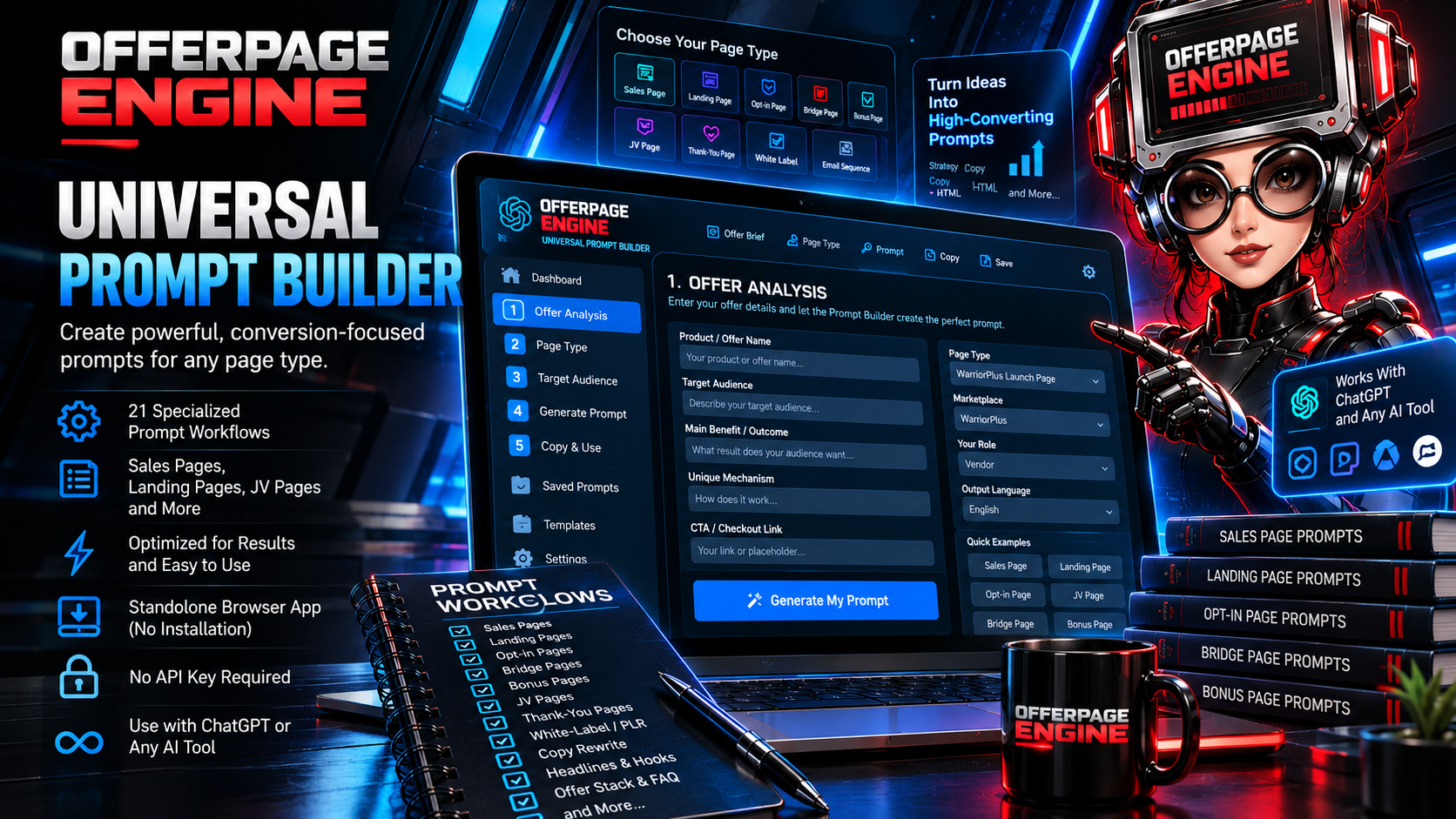 OfferPage Engine Universal Prompt Builder