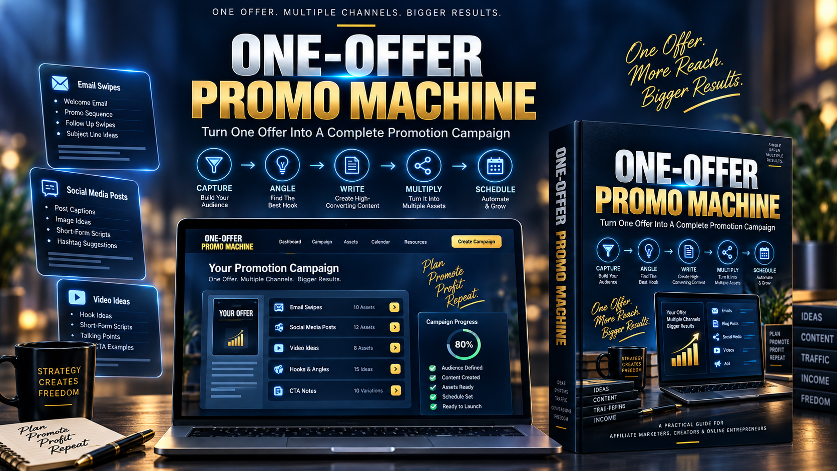 One-Offer Promo Machine app and campaign workflow