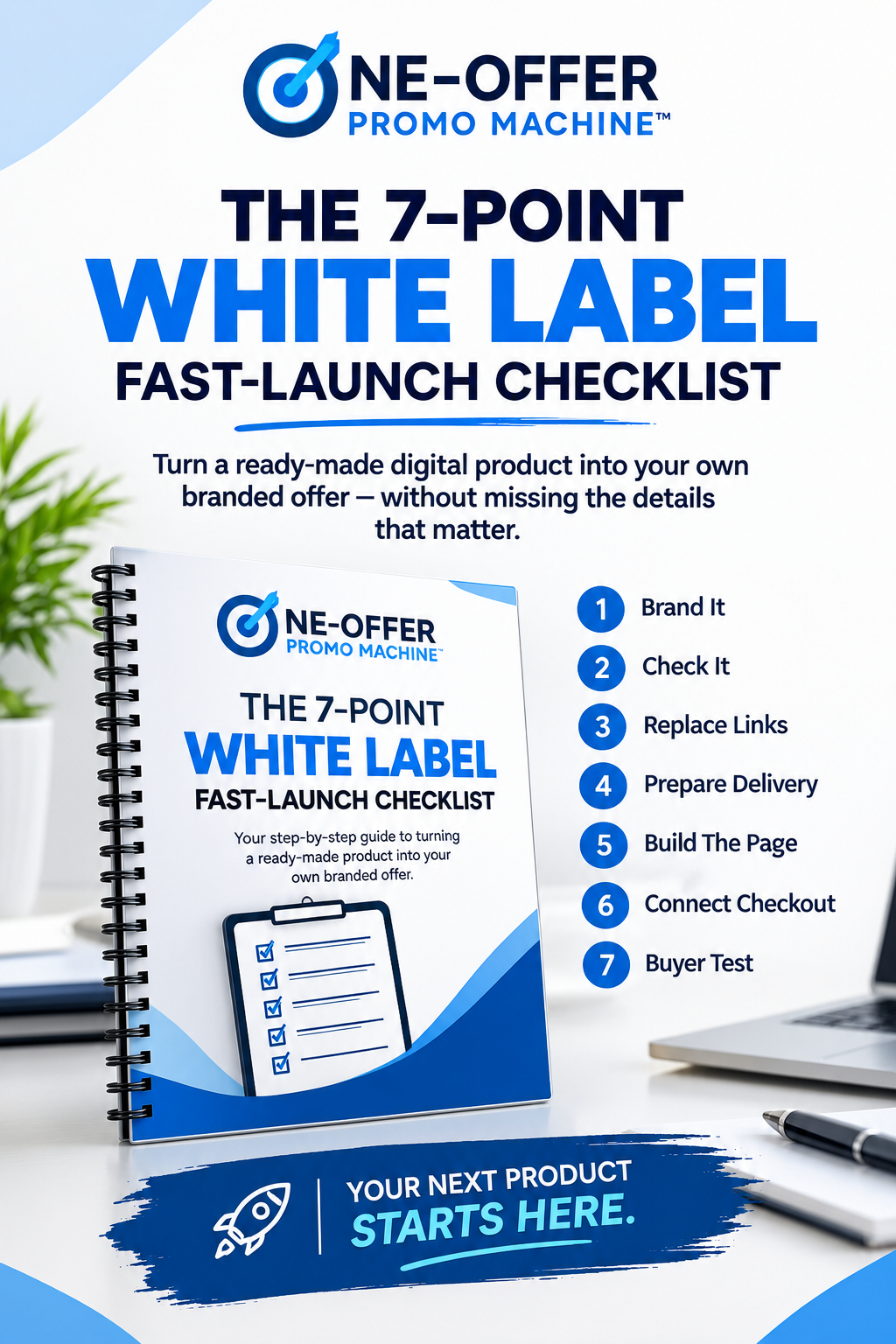 7-Point White Label Fast-Launch Checklist cover